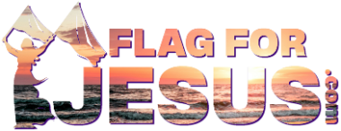 Special sunset logo - Flag For Jesus